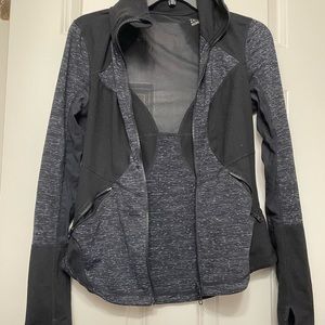 zella athletic zip up jacket